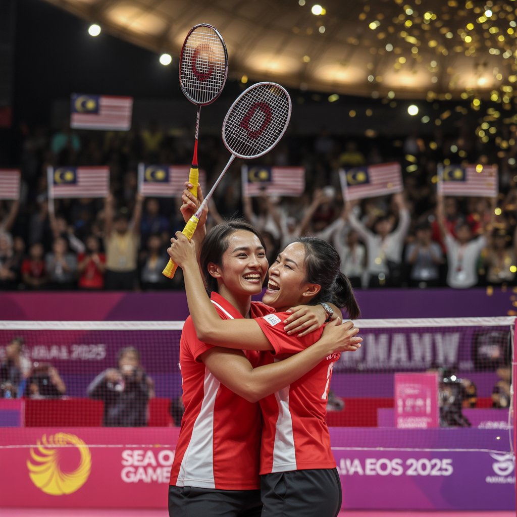 SEAGAMES Badminton Double Gold