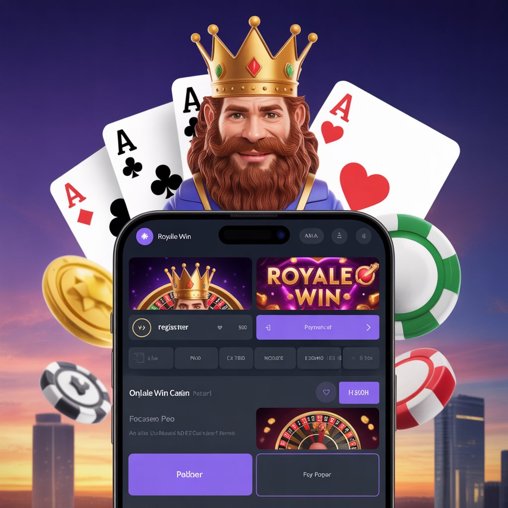 Royale Win download mobile slots and live casino on smartphone