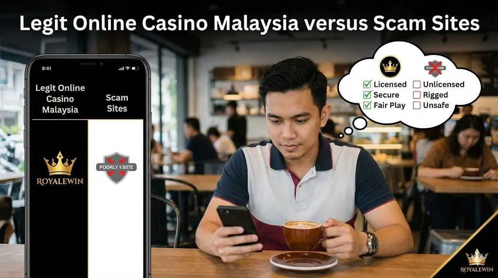 Legit Online Casino Malaysia versus Scam Sites comparison guide
