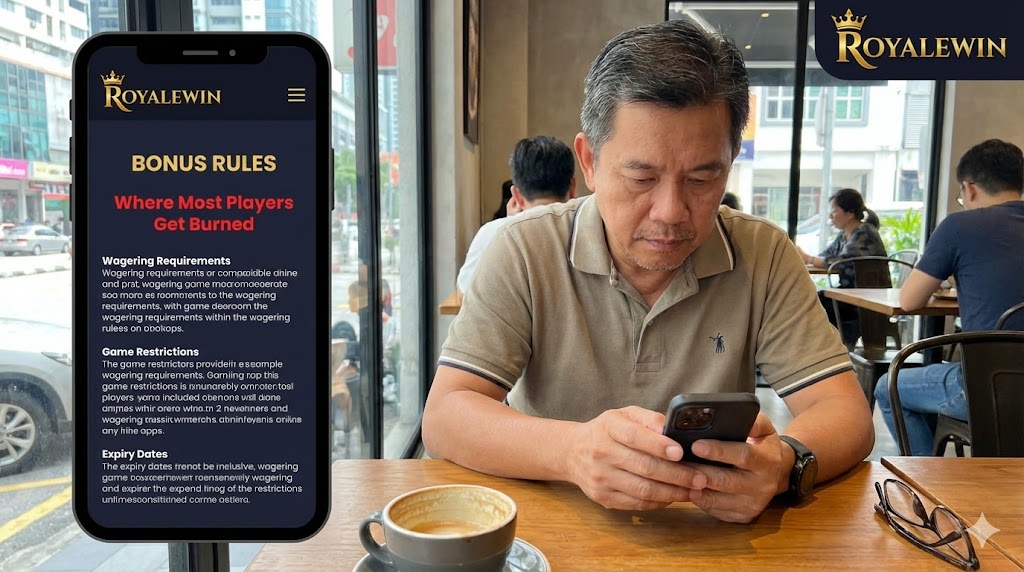 Bonus rules difference legit online casino Malaysia vs scam