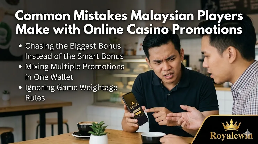 Legit Online Casino Malaysia promotions comparison table