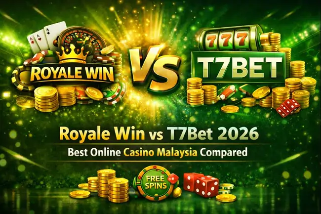 Royale Win vs T7Bet 2026 online casino comparison Malaysia