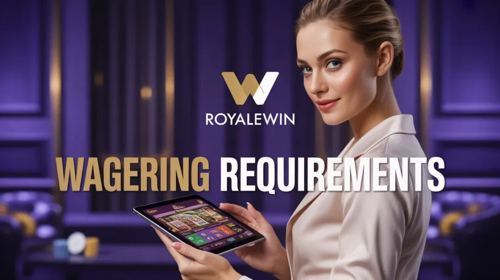 Royalewin online casino promotions showing wagering rules and player decision tips