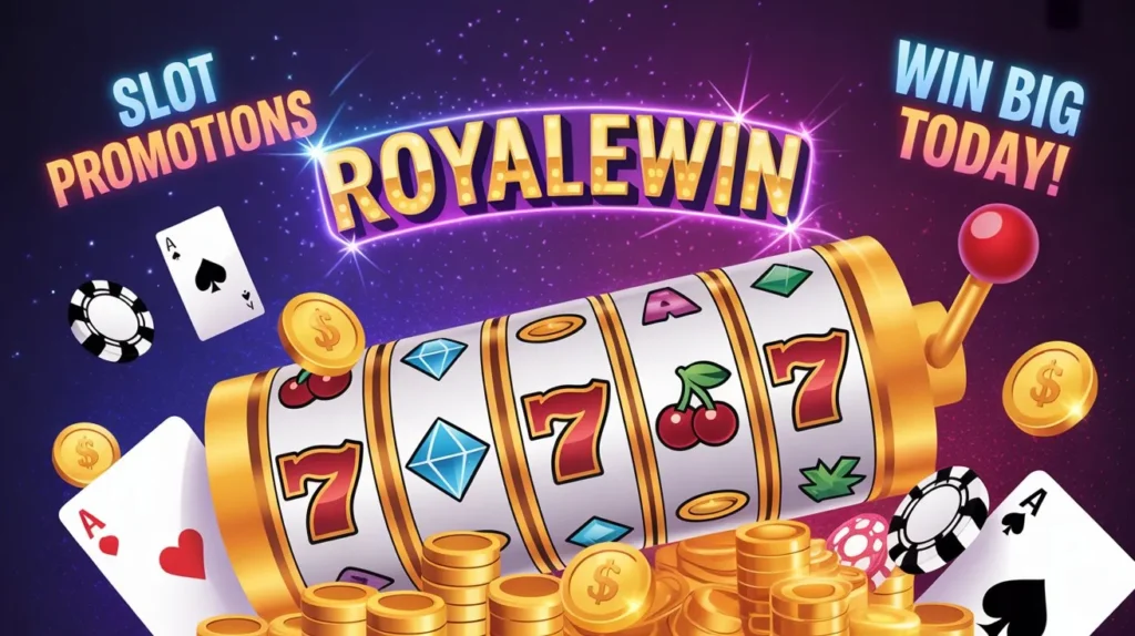 Royalewin slot promotions with free spins, wagering terms, and RTP details