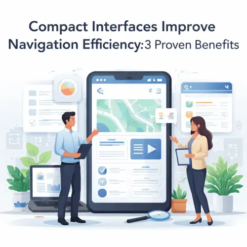 compact interfaces improve navigation efficiency
