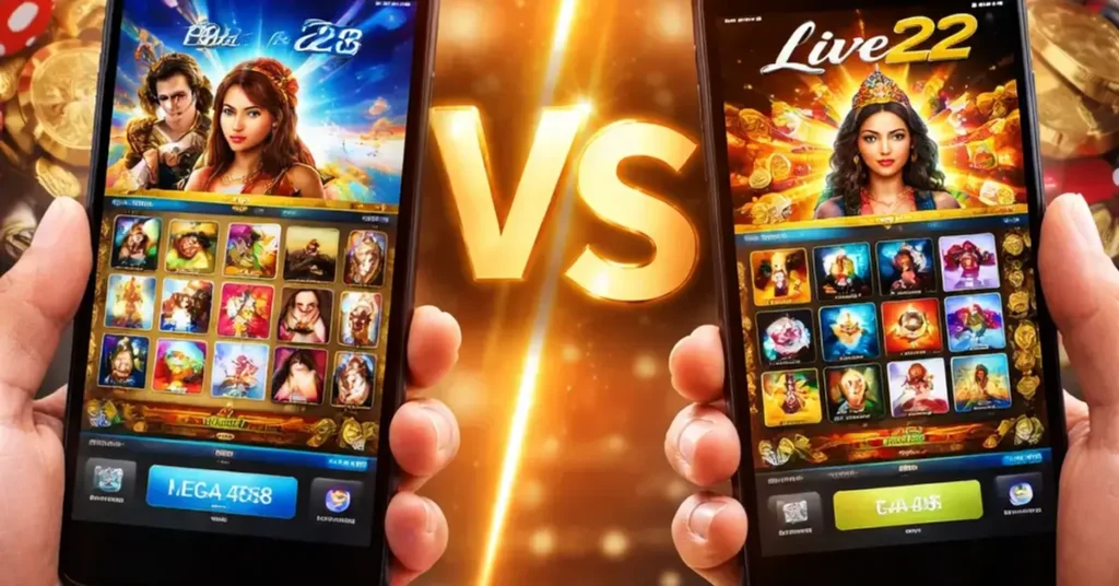 Mega888 vs Live22, Mega888 review, Live22 review