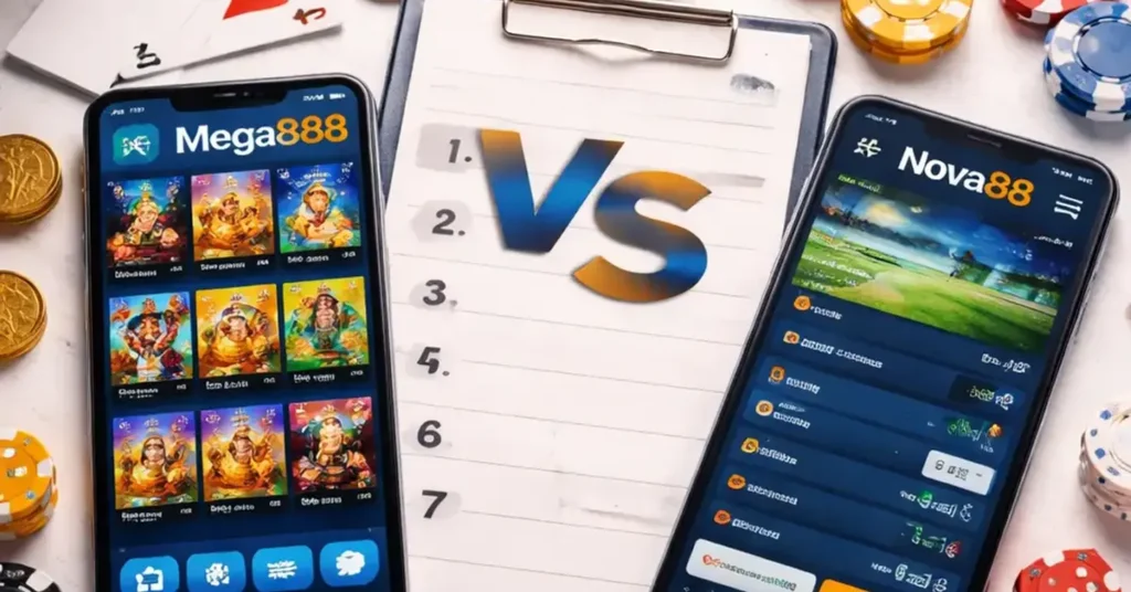 Mega888 vs Nova88, Mega888 review, Nova88 review