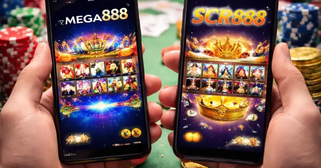 Mega888 vs SCR888, compare Mega888 SCR888, Mega888 or SCR888 which is better